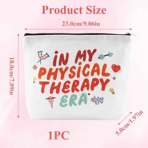 Physical Therapy Makeup Bag for Women Physical Therapy Gifts Occupational Physical Therapist Gifts for PT PTA Doctor Friend Colleague Christmas Birthday Graduation