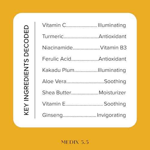 MEDIX 5.5 Vitamin C Cream Face Lotion & Body Lotion Moisturizer | Anti Aging Skin Care Firming & Brightening Cream Diminishes The Look Of Uneven Skin Tone, Age Spots, & Sun Damaged Dry Skin, 15 Fl Oz