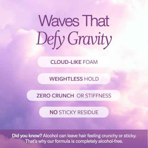 FUNCTION OF BEAUTY Zero Gravity Styling Mousse, 7 oz ? Adds Volume + Defines Natural Waves, Frizz Control + Flexible Hold, Lightweight Feel, No Crunch or Stiffness, Heat Protection Up to 450¡ÆF