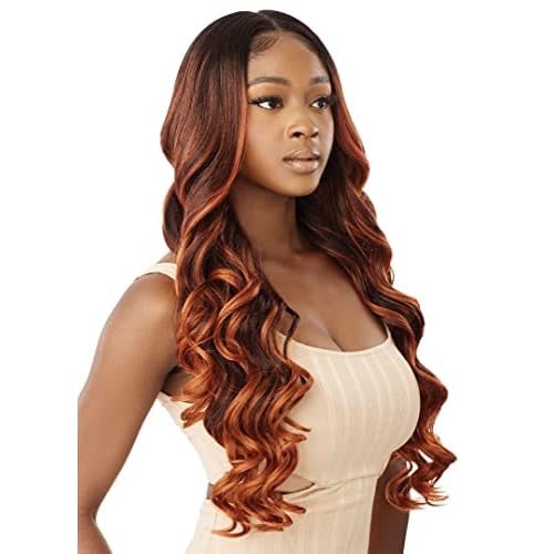 Outre Lace Front Wig - Perfect Hair Line 13x6 - AURABEL (DR2/CREAMY TOFFEE)