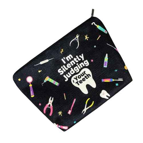Dentist Gift for Women Makeup Bag Dental Hygienist Assistant Accessories Hygiene Gifts
