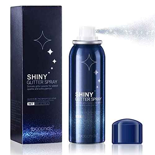 Corleone Body Glitter,Shiny Glitter Spray for Hair,Highlighter Powder,Glitter Shimmer Sparkle Hairspray Powder Makeup, for Face Body Hair Dress Prom Party
