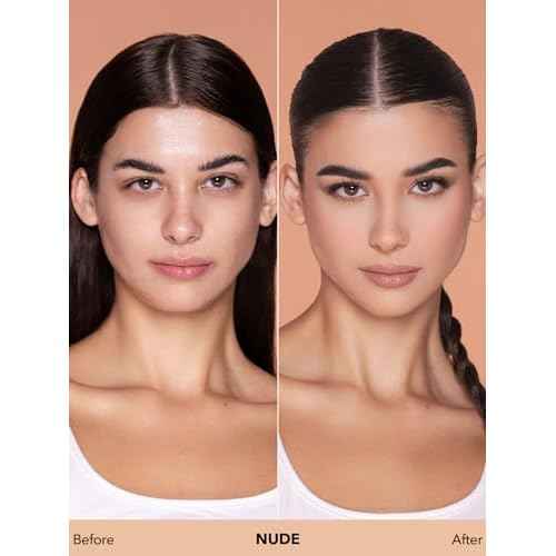 SHEGLAM Full Coverage Foundation Makeup Long Lasting Waterproof Matte Dewy Liquid Foundation - Nude