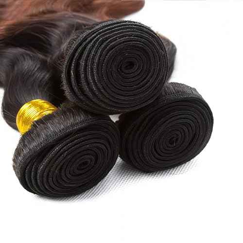 Brown Human Hair Bundles #30 Body Wave 16 18 20 Inch Brazilian Virgin Hair Double Weft Wet and Wavy No Tangle Hair Extensions for Women