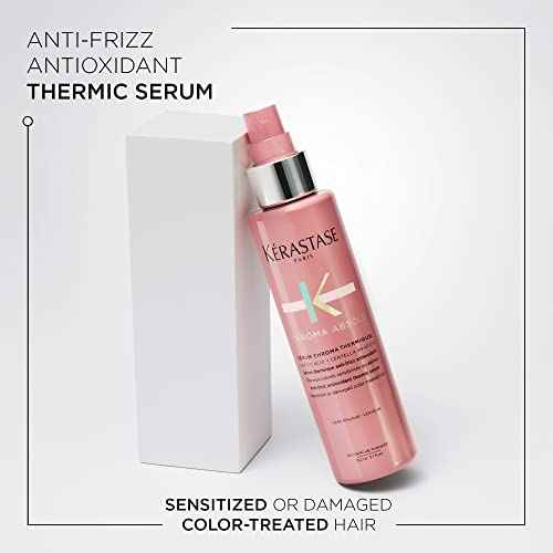 Kerastase Chroma Absolu Hair Serum For Color-Treated Hair - Moisturizes With Anti-Frizz and Heat Protection