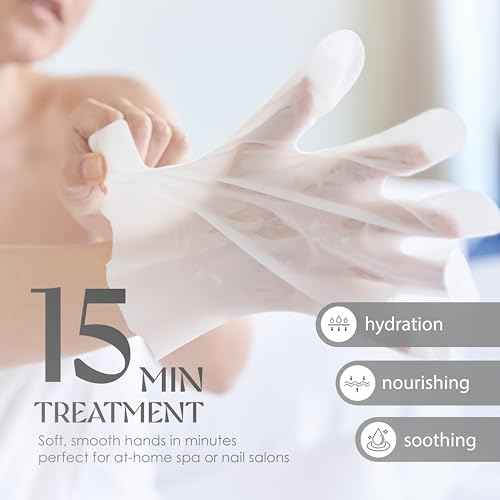 Innerest 12 Pairs Original Derma Beauty Hand Mask Bulk, Moisturizing Hand Gloves for Dry Hands, Nail Care Essential (Vitamin E)