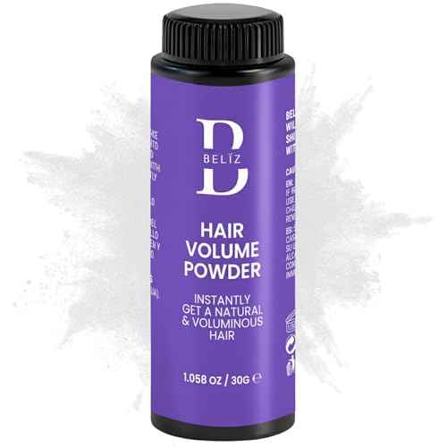 Hair Styling Powder - Volumizing & Texturizing, Root Lift, Matte Finish, Oil Absorbing, Non Greasy, Non Sticky, No Residue, Instant Thickness, Fine & Thinning Hair, Vegan Talc Free - 1.06 Oz