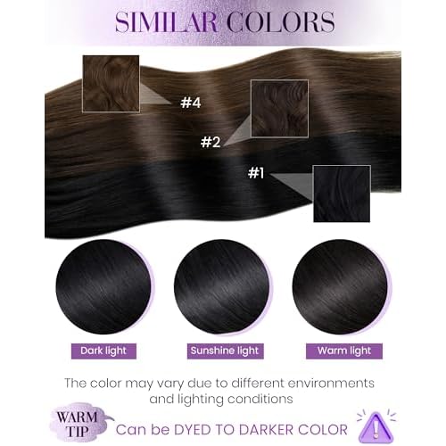 LaaVoo I Tip Hair Extensions Human Hair Black Long I Tips Hair Extensions Real Human Hair 50s 50g 26 Inch