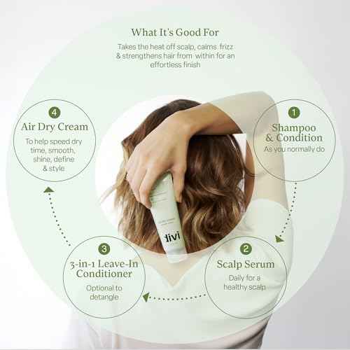 Divi Hair Care Air Dry Bundle, 30ml Scalp Serum, Leave-in Conditioner, Air Dry Cream, 3 Piece Set
