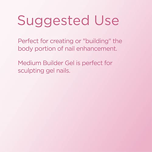 Young Nails Synergy Gel System, Building Gel - Hard Builder Gel, Superior Adhesion & Strength, Structured Nail Gel Builder - Build Gel, Pink, 60g