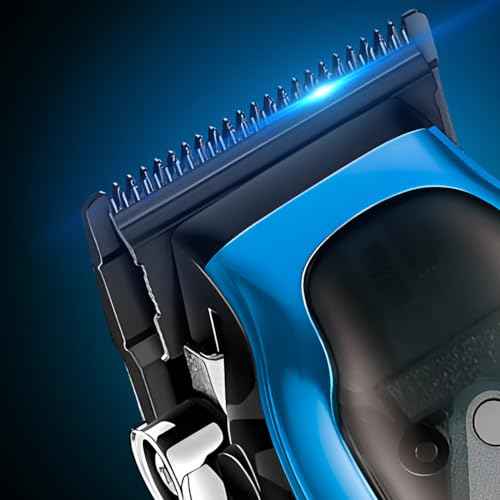 KEMEI Professional Hair Clippers for Men Cord/Cordless Hair Cutting Kits, Hair & Beard Trimmer, Adjustable Barber Clippers with USB Rechargeable, KM-1763