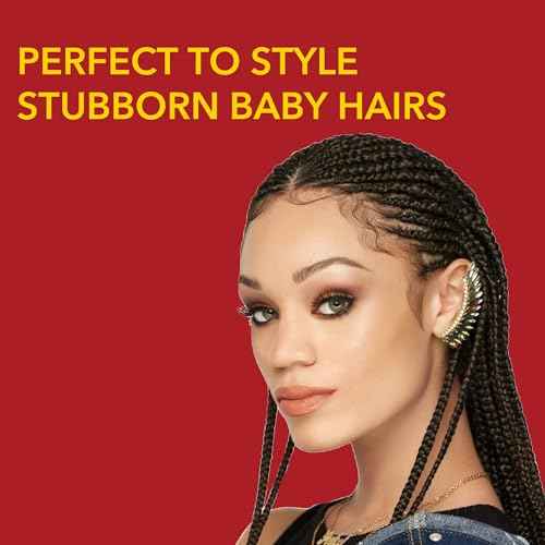 Creme of Nature with Argan Oil From Morocco Perfect Edges Hair Gel, 24 Hour Hold with Moisture and Exotic Shine, Extra Firm Hold, 2.25 Oz (Pack of 1)