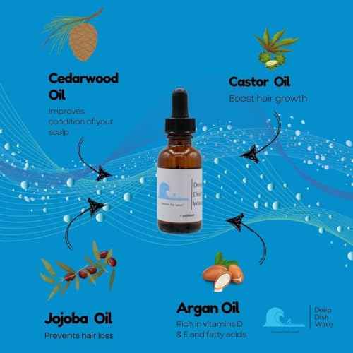 Deep Dish Wave Hair Oil 100% Pure All Natural Organic 360 Waves Training 1oz