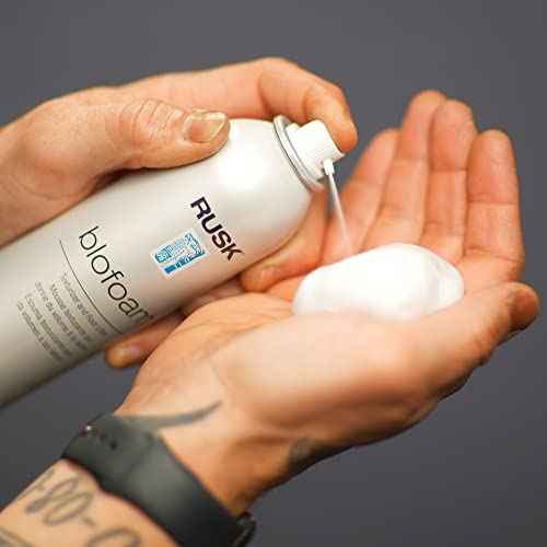 RUSK Designer Collection Blofoam Extreme Texture and Root Lifter, Spray-On Texturizing Foam, 8.8 oz