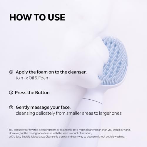 Wave Facial Sonic Cleanser, 500 Cavitation Micro Vibrations, Waterproof Level IPX8, 3 Modes, Replacable Head, C-type Charge, Deep Cleanse, Removes Blackhead & Exfoliation, Korean Skincare (Pink)