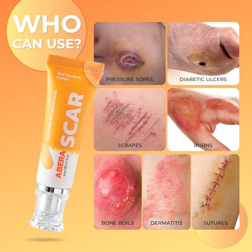 ABERA Scar Cream (Upgrade) - Skin Regeneration & Repair Cream - Heals Wounds, Promotes New Skin Formation, Soothes Scratches, Eczema, and Damaged Areas (Set 2) (1.41 Oz Per Item)