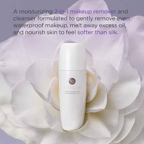 TATCHA Pure One Step Camellia Cleansing Oil | 2 in 1 Makeup Remover Oil & Face Wash | 150 ml / 5.1 oz