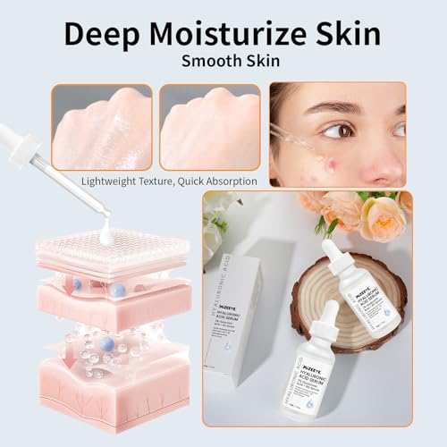Hyaluronic Acid 2% + B5 Facial Serum, 2 PCS Hyaluronic Acid Serum For Face, Moisturizing.