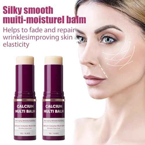 Dr. Cemenrete Vitaliq Calcium Multi Balm, Lovera Calcium Volume Multi Balm, Wrinkle Core Stick, Korean Collagen Moisturing Stick, Anti-aging, Hydrating, Firming Skin, Suitable for Eyes, Neck, Face