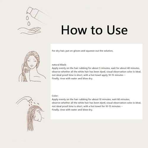 Nourishing Plant-Based Hair Color - Long Lasting Plant Based Hair Dye Natural Hair Color Shampoo for Gray Coverage, Gray Hair Shampoo Natural Plant Hair Dye, Pure Plant Extract (Natural Black)