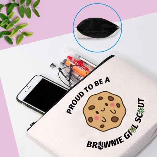 GJTIM Scout Makeup Bag Scout Leader Zipper Pouch Journey Bridging Ceremony Gift