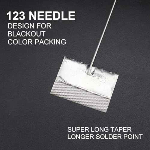 Big Magnum Shader Tattoo Needles 12123M1 ? 0.35mm Disposable Sterile Needles for Blackout & Color Packing, 10PCS/Box, Fits Standard Tattoo Machines