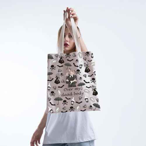 FOTAP TV Show Inspired Makeup Bag TV Show Movie Merch Cosmetic Bag AD Fans Gift Over my dead body Makeup Bag (dead body tote)