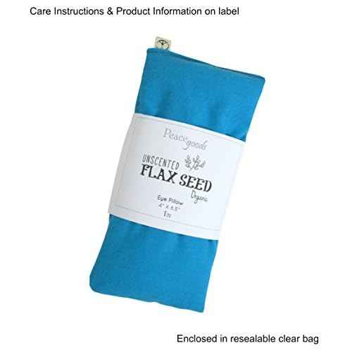 Unscented Eye Pillow - Made from Soft Cotton Flannel - Weighted filled with Flax Seed Microwavable - Yoga Massage Headache Sleep Made USA - pink rose fuschia