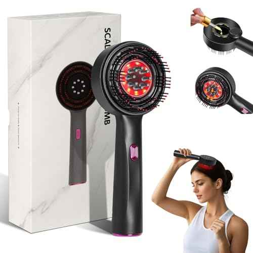Laser Therapy Hair Growth Comb, 3 in 1 Hair Oil Applicator for Hair Care, 360¡Æ Electric Scalp Massager, Stimulates Hair Regrowth for Men & Women, IPX7 Waterproof