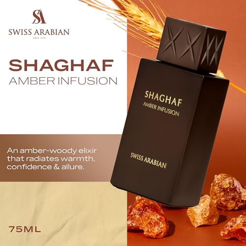 Swiss Arabian Shaghaf Amber Infusion Eau De Parfum EDP 75 ml