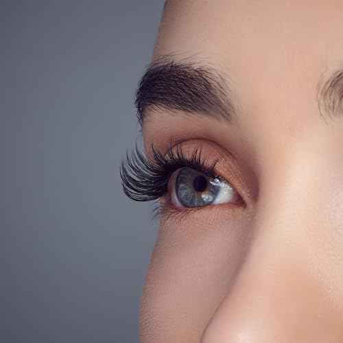 KISS imPRESS Falsies Self Adhesive Eyelashes, Press On Lashes, 12mm-14mm Glam Volume Lashes, Black, No Glue Needed, Invisible Band, 36 Lash Clusters & Non-Stick Applicator - Voluminous