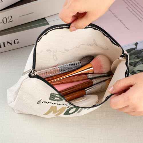Mom Gift From Daughter, Makeup Bag, Handmade Cosmetic Bag For Mom, Funny Mom Birthday Gift Ideas, Mothers Day Gifts For Mom from Daughter, Son, Kids