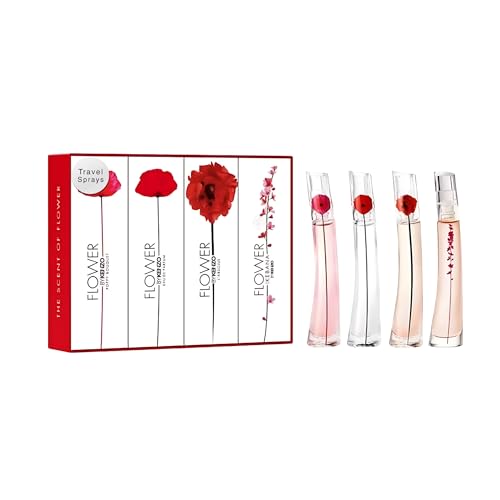 Kenzo Flower Perfumes for Women Mini Gift Set Variety Travel Spray