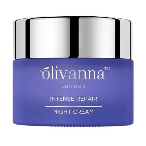 Intense Repair Night Cream - Face Moisturizer - Enriched with Natural Ceramides, Hyaluronic Acid, and Omega-Rich Seed Oils - 1.6 oz