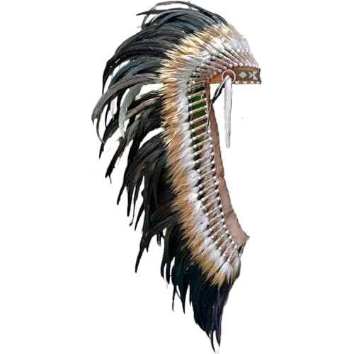 Theworldoffeathers Extra Long Feather Headdress - Indian Headdress Inspired - Headdresses