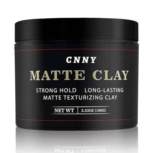 CNNY Men's Hair Styling Clay 3.53 oz, Firm Hold, Matte Finish, Hair Clay with Natural Ingredients, Add Volume & Texture, Premium Men¡¯s Hair Type