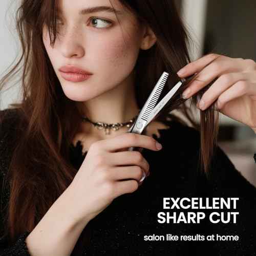 Hair Cutting Scissors Kit ? 10PCS Professional Hair Shears Set - 6.0 Inch Haircut Scissors - Hairdressing Shears Thinning Scissors for Salon & Home Use