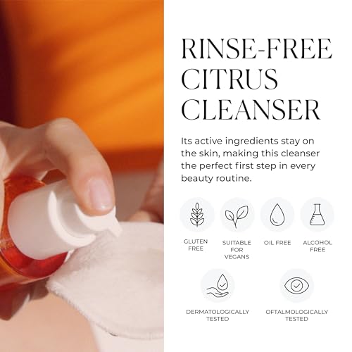 Natura Biss? C+C Vitamin Micellar Cleansing Water, Revitalizing Cleanser & Makeup Remover, Cleanses, Revitalizes & Hydrates, 7 Oz