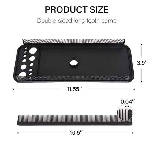 Hair Extension Holder Hanger Braiding Rack Extension Tool Double-Side Teeth Extension Display Holder Hair Separator holder for Hair Salon Home (Tripod not included)