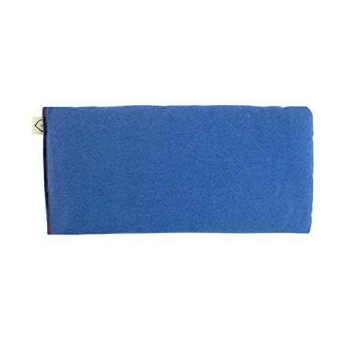 Unscented Flax Organic Eye Pillow -Soft Cotton 4 x 8.5 - choose from a rainbow of soothing colors - periwinkle blue purple