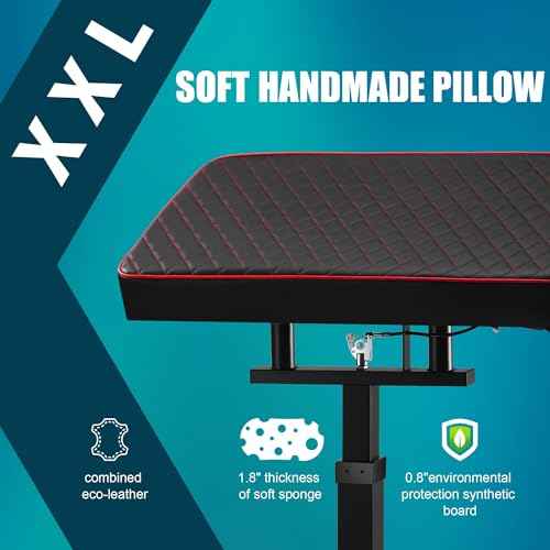 POARMEEY Large Tattoo Armrest Stand with Hydraulically Adjustable Height for Professional Tattoo Artists