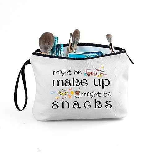 Birthday Women Friendship Uniqu Fun Gifts for Friend Her Girl Sister Daughter Coworker Bff Small Snack Cosmetic Makeup Bag Christmas Gifts