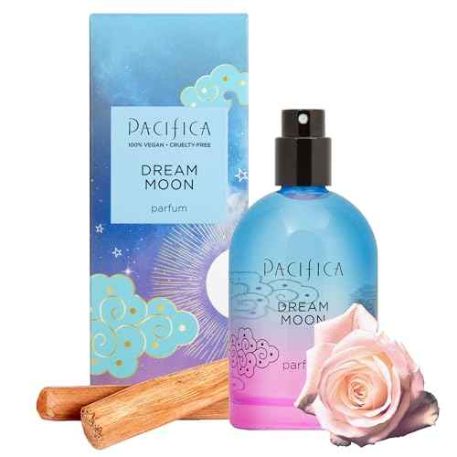 Pacifica Dream Moon Spray Perfume 2 fl oz ? Bergamot, Pink Rose, Vanilla, Sandalwood & Patchouli ? Clean, Vegan & Cruelty-Free Natural Perfume