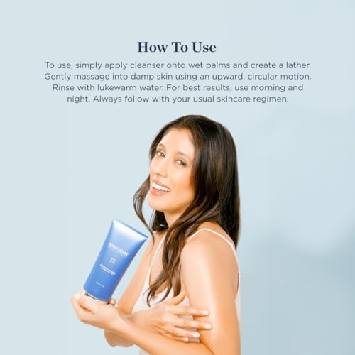 Beverly Hills MD Refresh + Renew Cleansing Gel - Facial Cleanser for Hydrating and Brightening Appearance of Aging Skin - Exfoliation Formula for Skin Complex Rejuvination - For a Youthful Glow