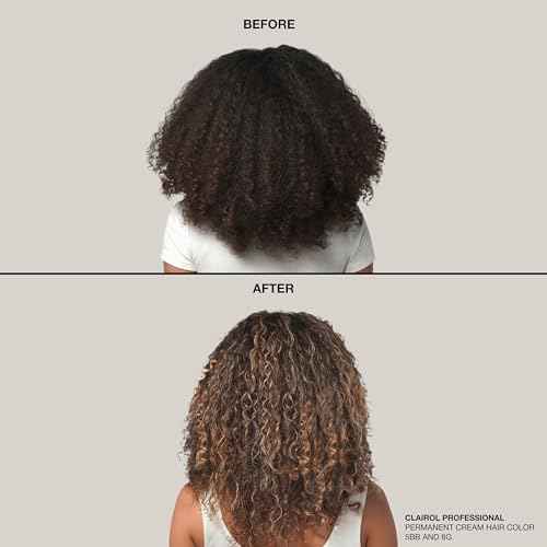 Clairol Professional Permanent Cream Hair Color | Blonde, Brown, Black, & Red-Violet Shades for 100% Gray Coverage | Deep Conditioning & Fade Resistant Results