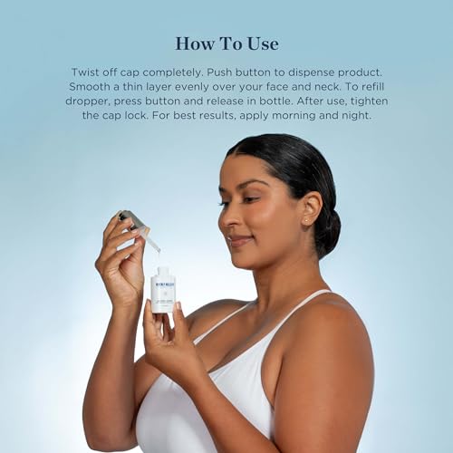 Beverly Hills MD Brighten + Tighten Restorative Face Oil- Reduce Wrinkles & Tone Skin, Anti-Aging Formula for an Even, Moisturized Complexion- Lighten Dark Spots on Face, Neck, D?collet? w/Vitamin C