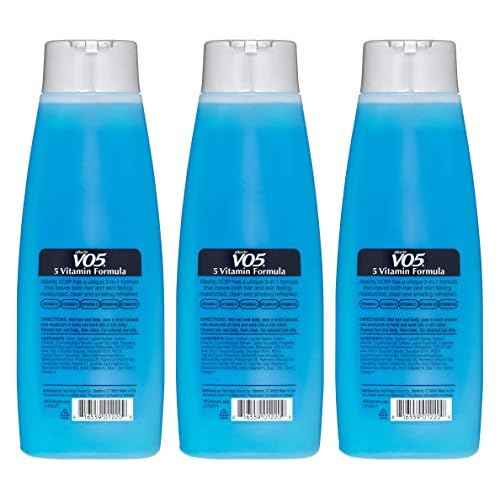 3 Pk, Alberto VO5 Men's 3-in-1 Shampoo Conditioner Body Wash , Ocean Surge 12 fl. oz.