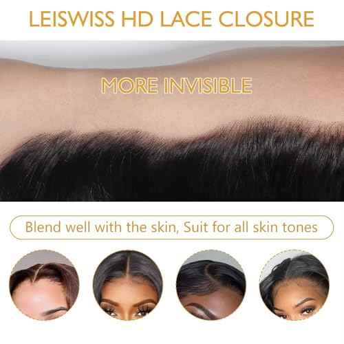 Brazilian Human Hair Bundles 18 20 22 Inch Straight Wave Bundles Human Hair Brazilian Chocolate Brown Highlight P4/30 Brazilian Unprocessed Virgin Quick Weave Hair for Black Women