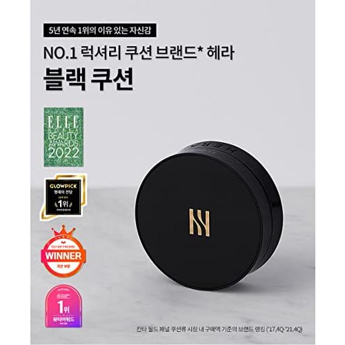 [Hera] Black Cushion 15g+15g(Refill) #21N1 Vanilla
