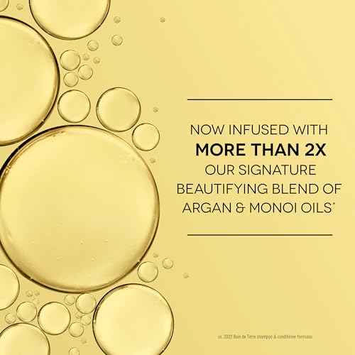 Bain de Terre Rise N' Shine Volumizing Foam, Lightweight Medium Hold & Volume with Argan & Monoi Oils, Paraben-Free, Color-Safe, Vegan, 6.7 Fl Oz